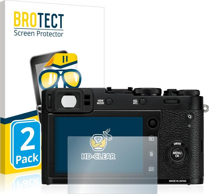 BROTECT Schutzfolie Displayschutz Klar (Displayschutz, X100F)