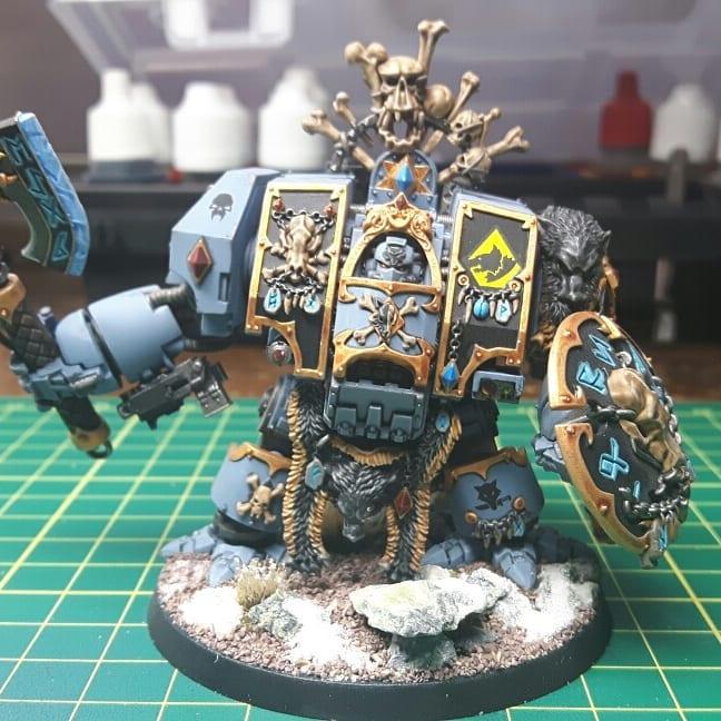 Image du produit Games Workshop Bjorn the Fell-Handed - Vénérable dreadnought des Space Wolves - Murderfang (Matières plastiques)