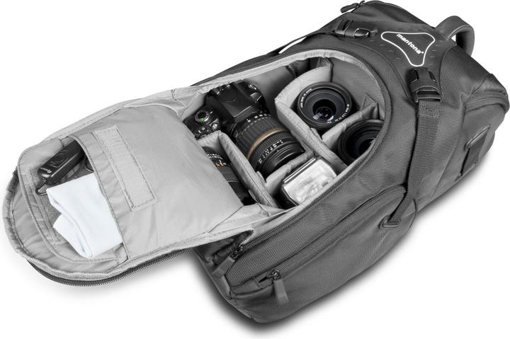 Actual product image mantona Rhodolit, photo backpack with 2 compartments (Photo backpack, 27.95 l)