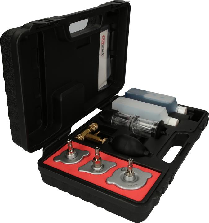 Image du produit KS Tools Kit de test de fuite de culasse au CO2, 8 pièces