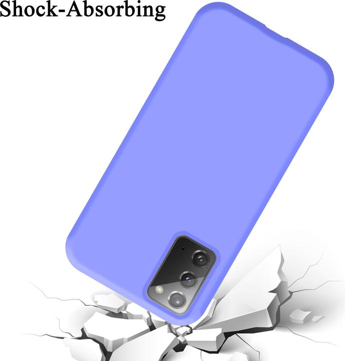 Actual product image Cadorabo TPU Liquid Silicone Case Cover (Samsung Galaxy Note 20)