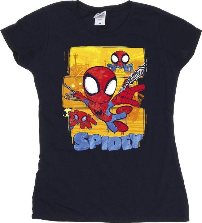 Spidey And His Amazing Friends Flying TShirt (XXL)