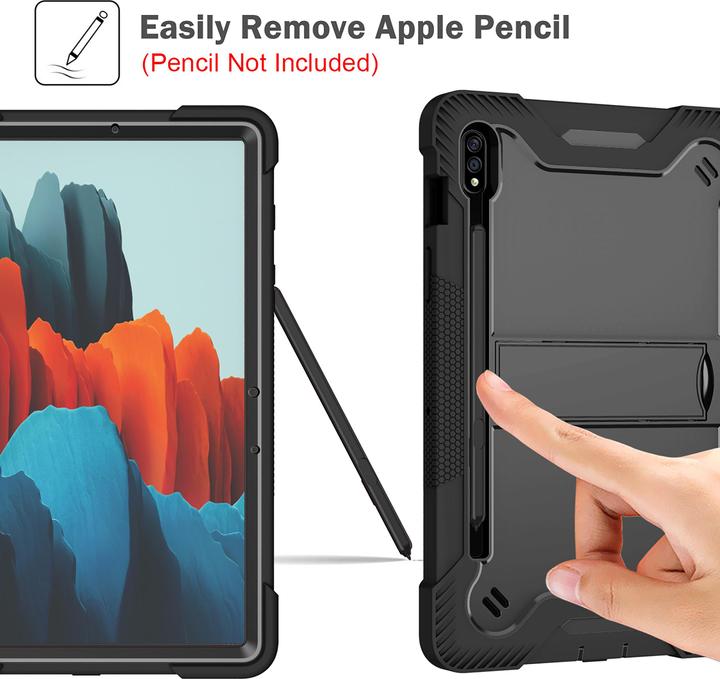 Produktbild Cazy Stossfest Hülle Kompatibel mit Samsung Galaxy Tab S8 - Schutz Fallfest Hülle - mit Stand Funktion 3 (Galaxy Tab S8)