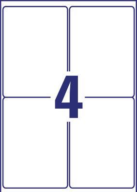 Actual product image Avery Ultra-resistant film labels