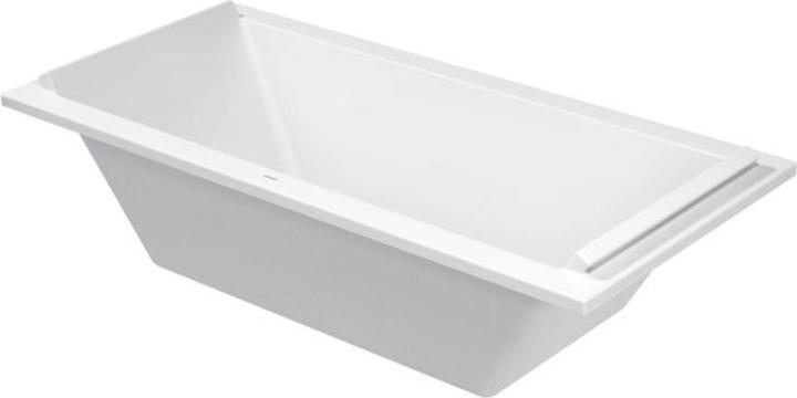Image du produit Duravit Baignoire rectangulaire STARCK 2 pentes dos 1900x900mm blanc (316 l, 190 cm, 90 cm)