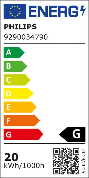 Energy Label Philips LED reflector lamp G53 AR111 20W G 3000K 1270lm ws kl 45° AC Ø111x62mm 230V (G53, 20 W, 1270 lm, 1 x, G)
