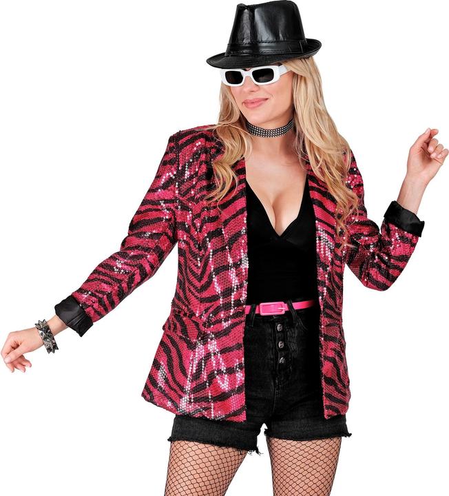 Immagine prodotto Widmann PARTY FASHION BLAZER (Pailletten Blazer in Zebramuster pink), S (S)