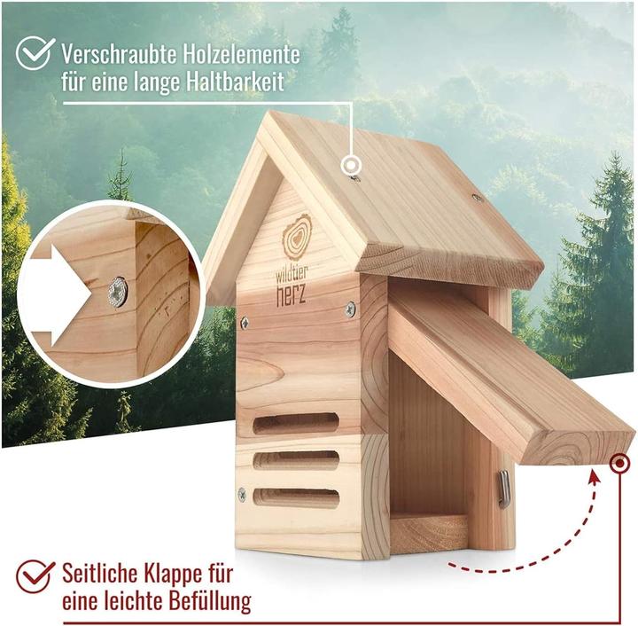 Actual product image Wildtier Herz Ladybird house GOER-000012 (Ladybirds)