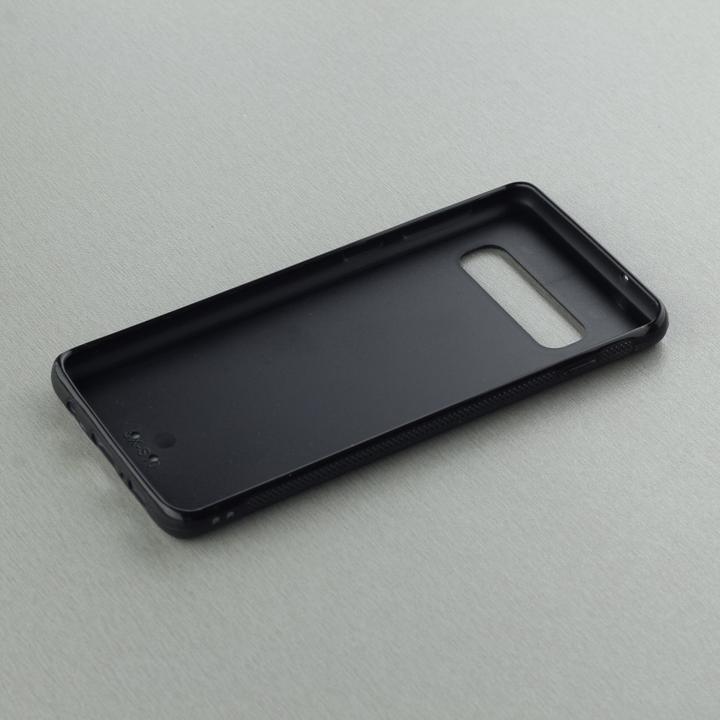 Image du produit PhoneLook Coque Silicone rigide noir Halloween 2023 rose and skeleton (Samsung Galaxy S10+)