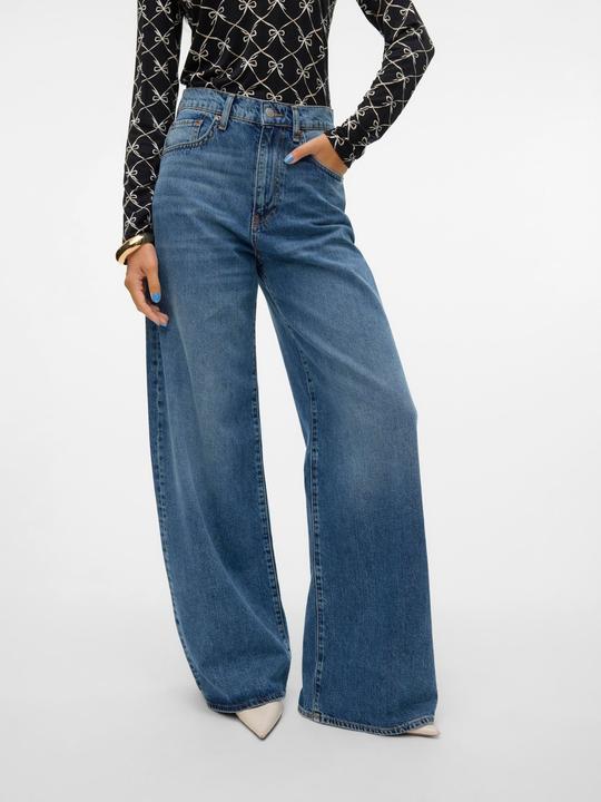 Produktbild Vero Moda VMELINA Super High Rise Weiter Beinschnitt Jeans Weit geschnitten (25)