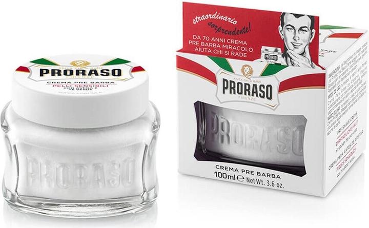 Proraso White Pre-Shaving Cream (100 ml, Preshave)