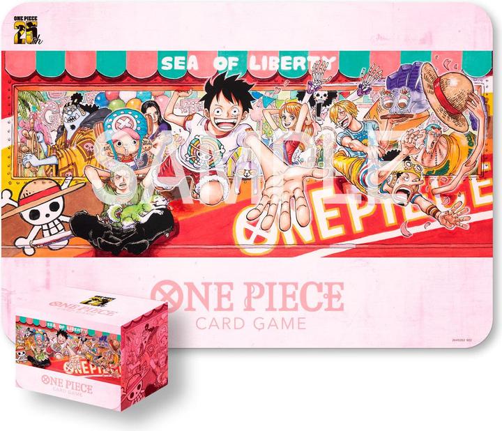 Actual product image Bandai One Piece Card Case and Playmat