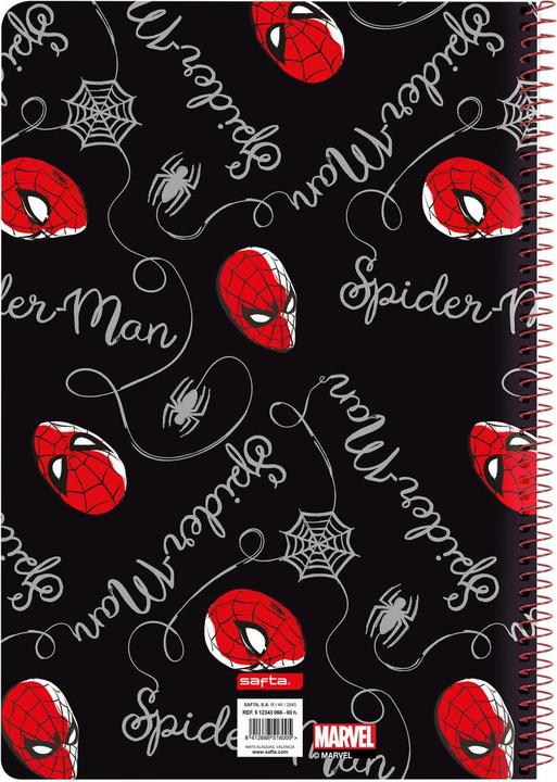 Image du produit Spiderman Carnet de notes Spider-Man Hero Noir A4 80 pages (A4, Couverture rigide)