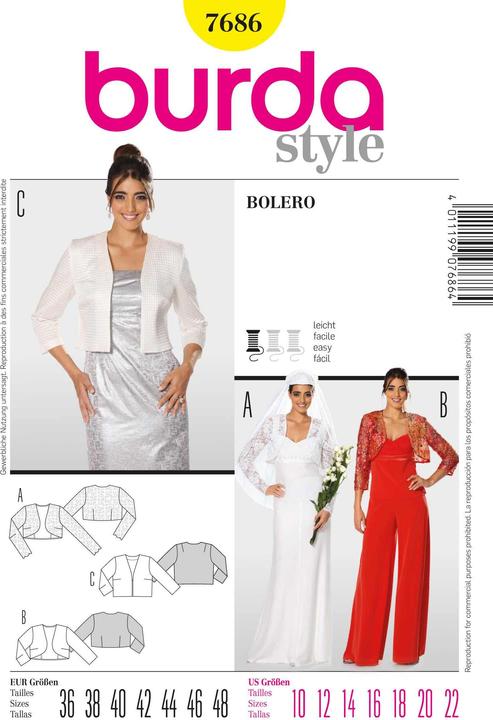 Actual product image Pattern Bolero