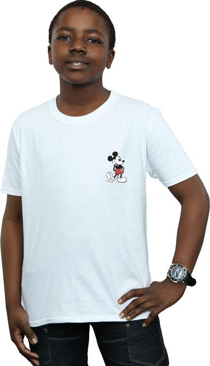 Actual product image Disney Boys Mickey Mouse Kickin Retro Chest T-Shirt (116)