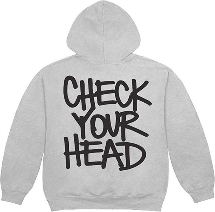 Immagine prodotto Universal Textiles Felpa con cappuccio Unisex Adult Check Your Head (S)