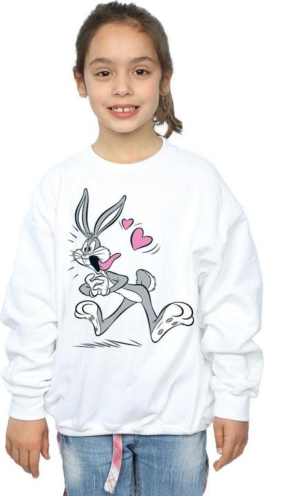 Actual product image Looney Tunes Girls Bugs Bunny In Love Sweatshirt (116)