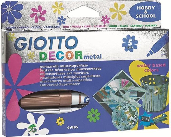Actual product image Giotto Fiber pen 'Decor Metal (6 x)