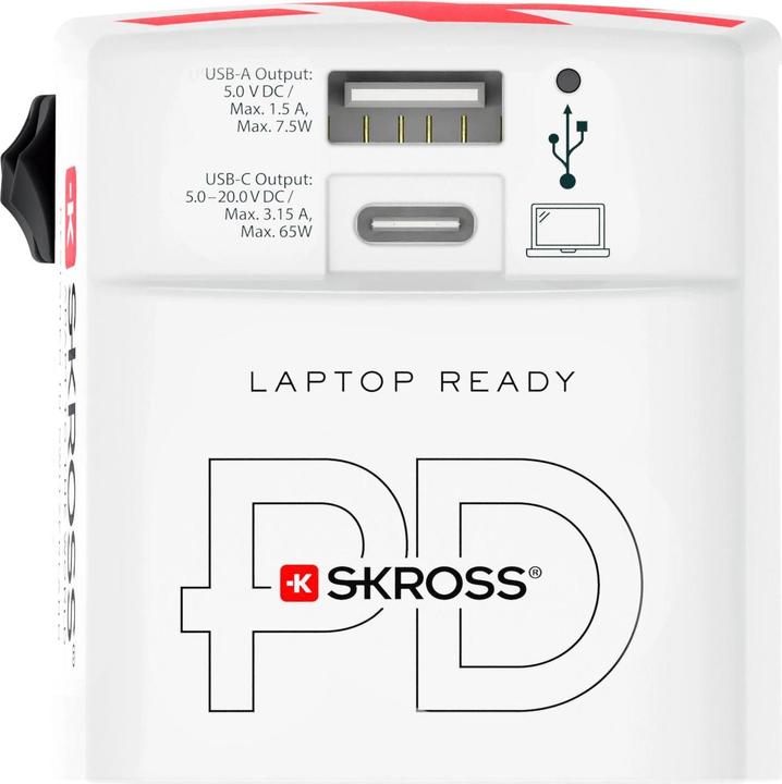 Actual product image Skross World USB Charger AC65PD