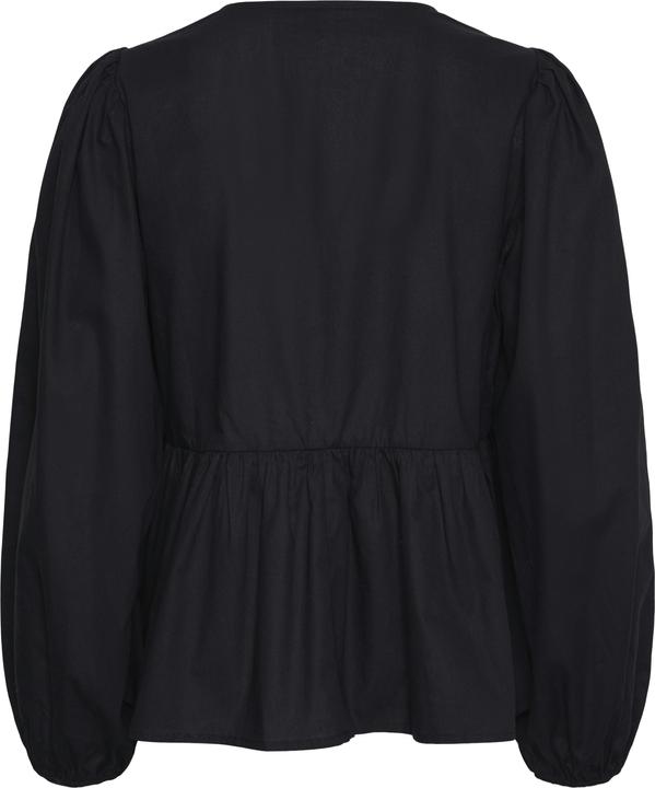 Actual product image Pieces Pcjolly Ls O-Neck Tie Top Wvn Noos Bc (XXL)