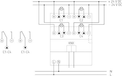 Image du produit Theben JMG 4 T 24V KNX (Actionneur de chauffage)