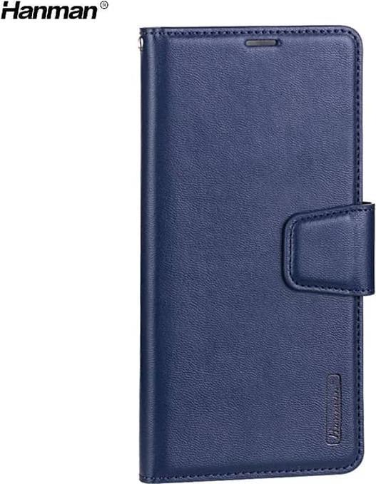 Produktbild Hanman Huawei P30 - Mill Flip Case mit 3 Kartenfächern, dunkelblau (Huawei P30)