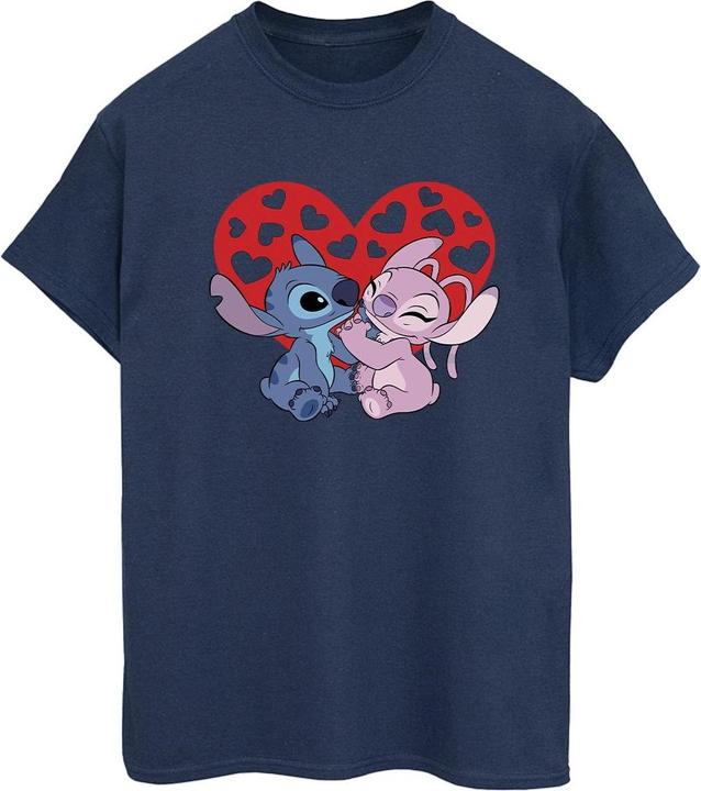 Image du produit Disney - T-shirt LILO & STITCH HEARTS - Femme (S)