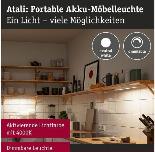 Produktbild Paulmann Möbelaufbauleuchte Atali (310 lm)