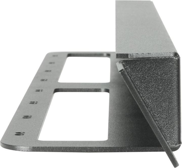 Actual product image Adam Hall 9inch Parts 9inch angled rack panel for 8x jacks (Accessories)