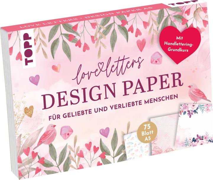 Produktbild Blum:Design Paper Love Letters A5