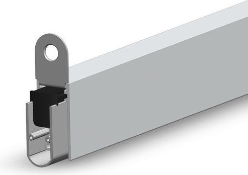 Produktbild Elton Ellen Autom. Türbodendichtung Ellen Matic Soundproof z. Einnuten silber L 1208mm