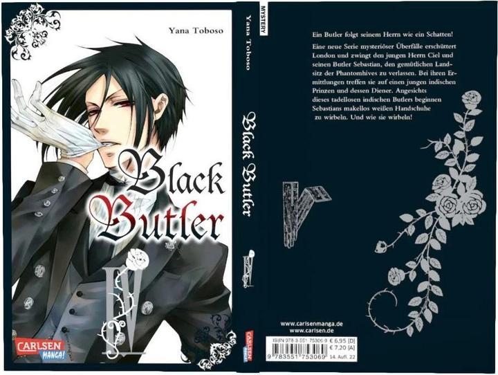 Produktbild Black Butler, Band 4 (Deutsch, Yana Toboso, 2010)