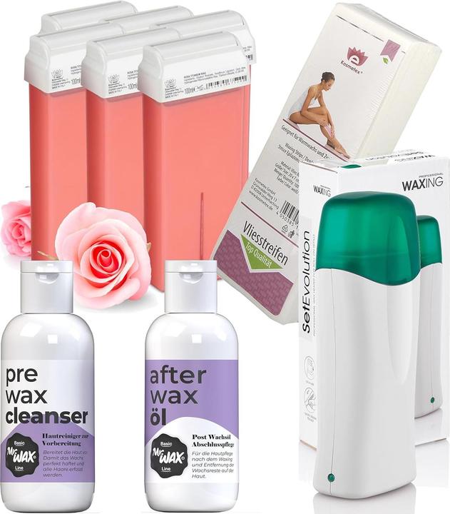 Immagine prodotto Kosmetex 6x Cartucce di cera rosa (1000 ml, 6 x)