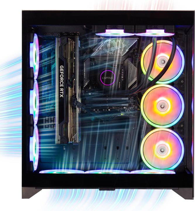 Actual product image Captiva PC Highend Gaming I83-594 (i7-14700KF/RTX4080 Super 16GB GDDR6X/SSD 1TB/32GB/WLAN/w/o OS) (Intel Core i7-14700KF, 32.77 GB, 1000 GB, GeForce RTX 4080 SUPER)
