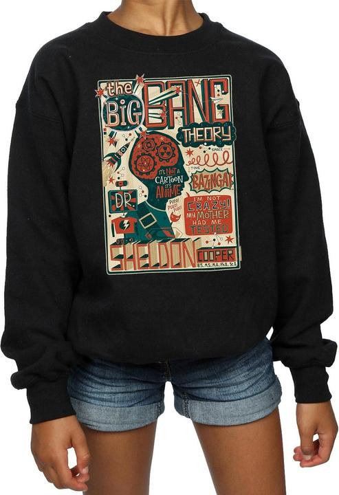 Immagine prodotto Big Bang Theory Infographic Poster Felpa Ragazze (152, 158)