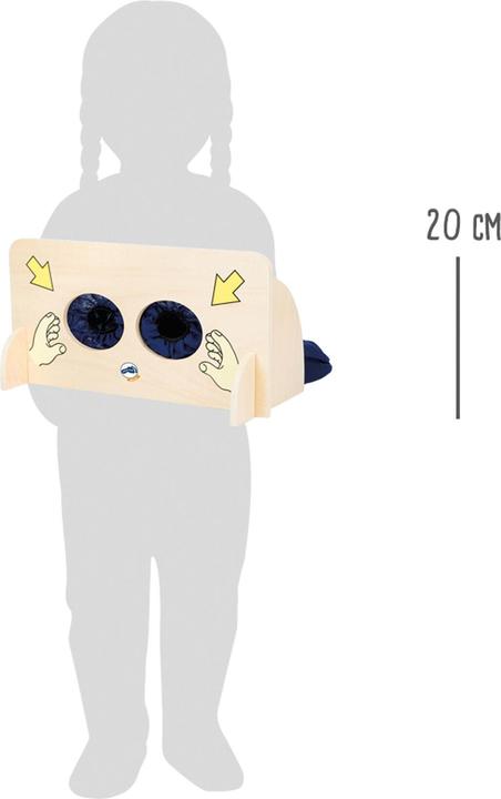 Actual product image small foot Sensory game touch wall (German)