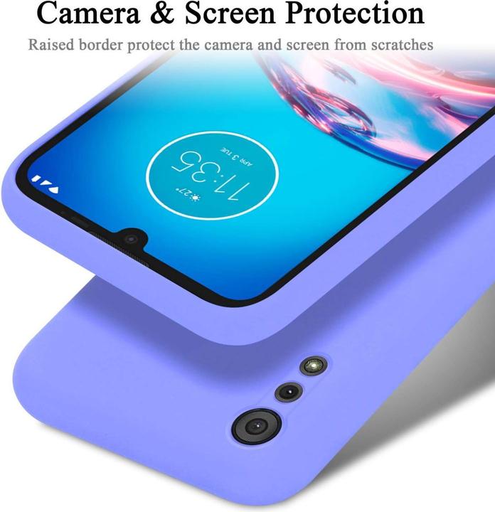 Immagine prodotto Cadorabo Custodia per Motorola MOTO E6s 2020 TPU Liquid Silicone Case (Motorola Moto E6s)