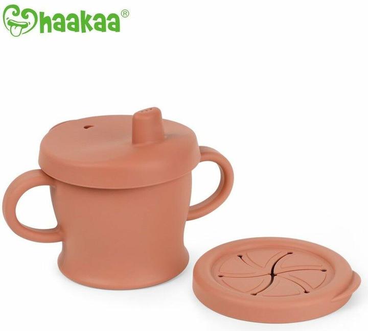 Produktbild Haakaa Trink und Snack Tasse - Rust