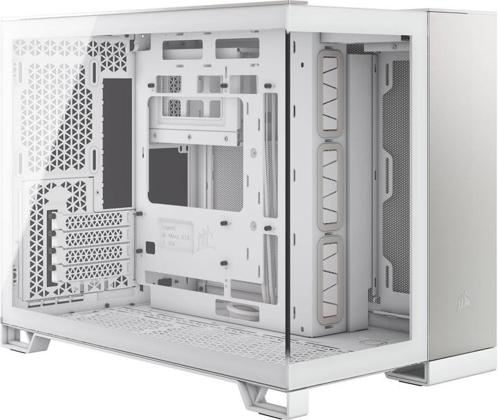 Immagine prodotto Corsair 2500X (bianco/alluminio, vetro temperato x 2) (ATX, mATX, Mini-ITX)