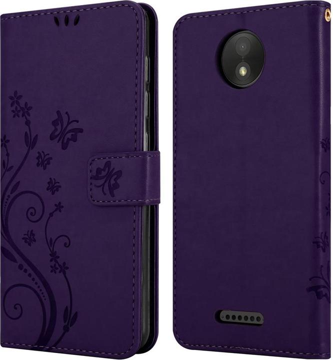Actual product image Cadorabo Flower Book Cover (Motorola Moto C)