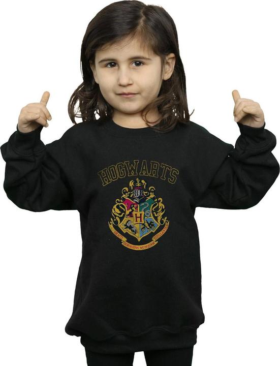 Actual product image Girls Varsity Style Crest Sweatshirt (128)