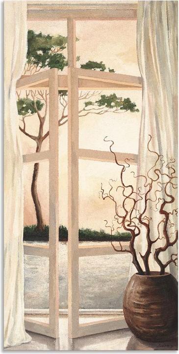 Immagine prodotto Artland Immagine della finestra con tramonto in Toscana T4OM (30 x 60 cm)