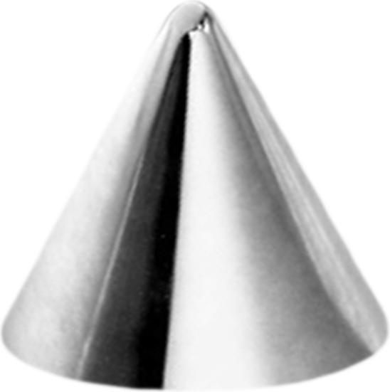 Actual product image Star Piercing Cone silver (Surgical steel 316L)