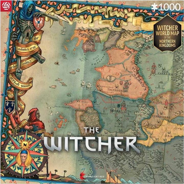 Immagine prodotto Good Loot Mappa di The Witcher: Regno del Nord - Puzzle (1000 pezzi)
