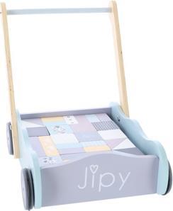 Actual product image Jipy Wooden Trolley With Building Blocks
