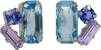 Victoria Cruz - Sparkling silver earrings with crystals Inspire A4679-10HT