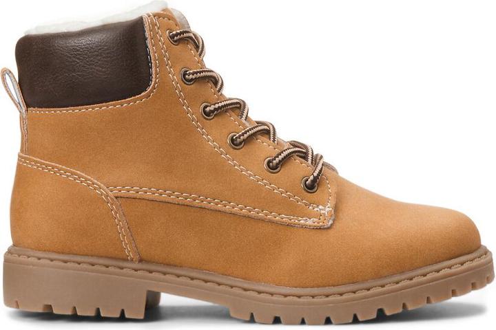 Actual product image La Redoute Collections Lined boots with lacing and zip fastening (38)