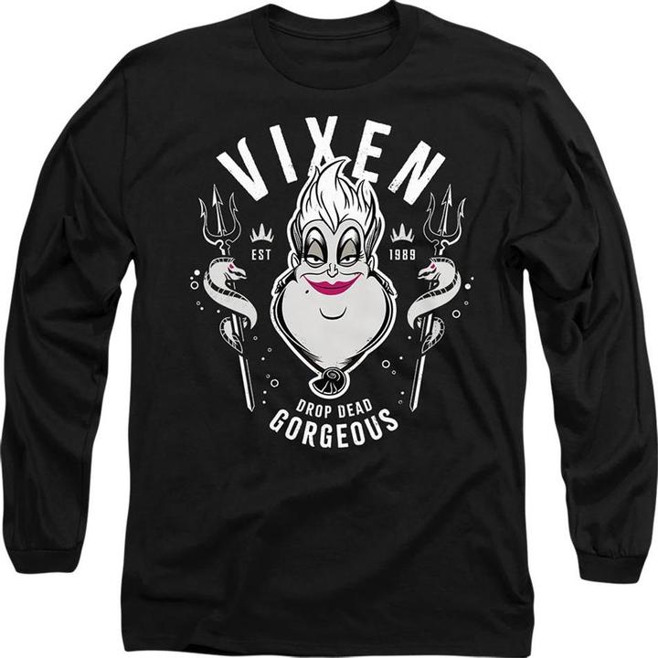 Actual product image Disney Villains Unisex Adult Drop Dead Gorgeous Ursula T-Shirt (XL)