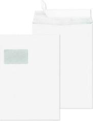 Image du produit Mailmedia Pochette d'expédition, C4 229 x 324 mm, autocollante, avec fenêtre, blanche, 130g/qm (100 x)
