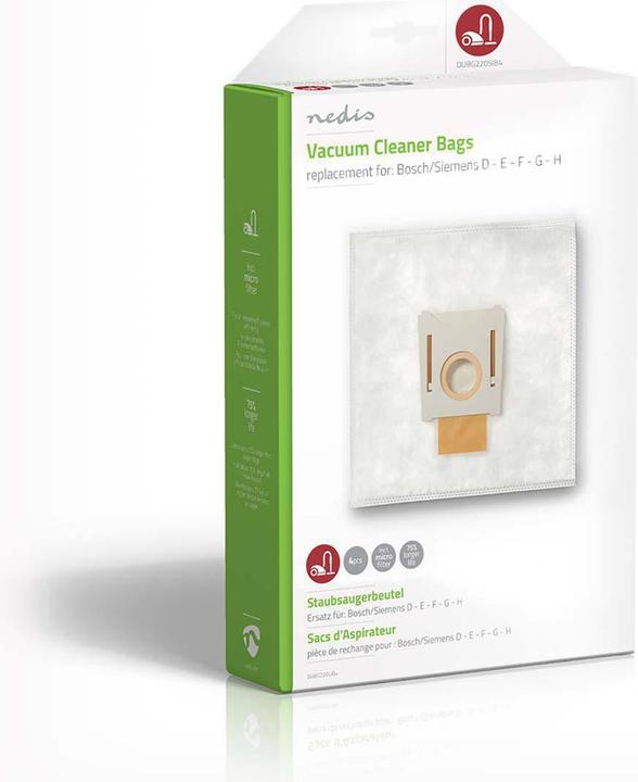 Actual product image Nedis Vacuum Cleaner Bag for Bosch/Siemens D - E - F - G - (1 x)